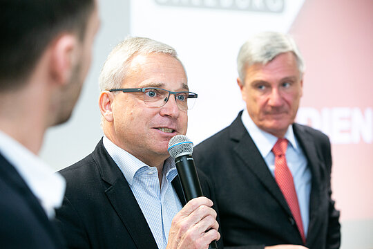 v.l.n.r. Gerd Raspotnig, Harald Preuner © Messezentrum Salzburg / Neumayr / Probst v.l.n.r. Gerd Raspotnig, Harald Preuner © Messezentrum Salzburg / Neumayr / Probst